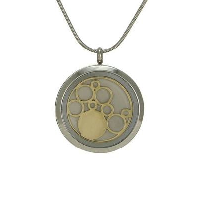 Classic Circles Cremation Pendant IV